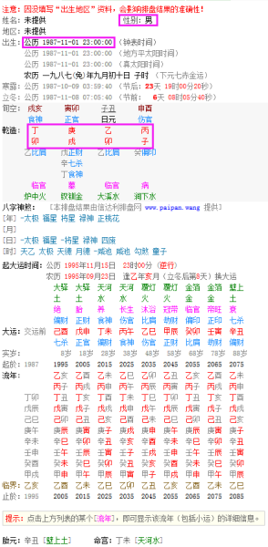 免费生辰八字算命易奇八字_八字生辰阴阳历_生辰八字计算