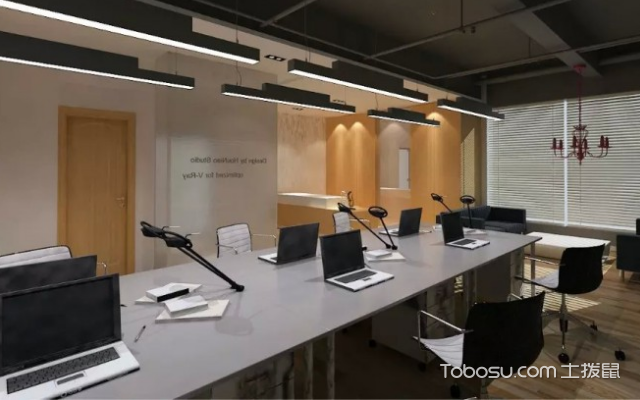 40平米办公室设计布局风水 40平米办公室装修效果图,美丽和