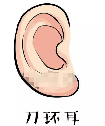 耳朵相学分析_耳朵面相分析图解_一个耳朵有折痕相学
