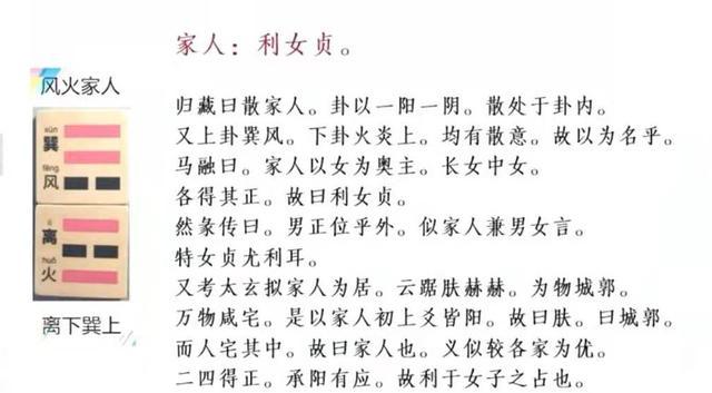 易经中的家人卦_易经家人卦原文详解_易经家人卦人生启示